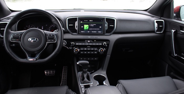 Kia Sportage dashboard